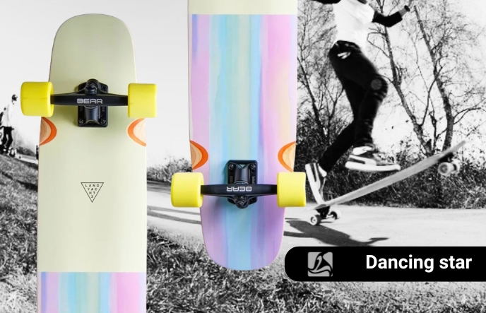 Landyachtz Stratus Dancing longboard